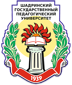 Герб Шадринского государственского педагогического университета 250 на 294 пикселей
